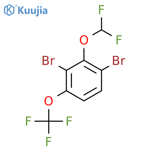 1,3-Dibromo-2-difluoromethoxy-4-(trifluoromethoxy)benzene structure