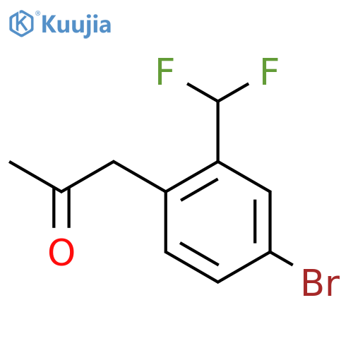 1-(4-Bromo-2-(difluoromethyl)phenyl)propan-2-one structure