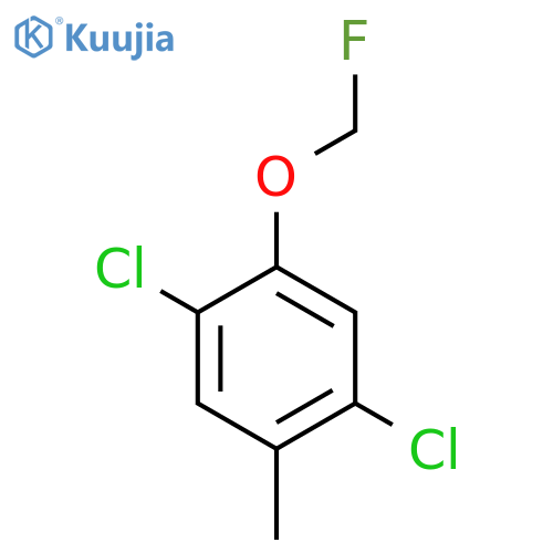 2,5-Dichloro-4-(fluoromethoxy)toluene structure