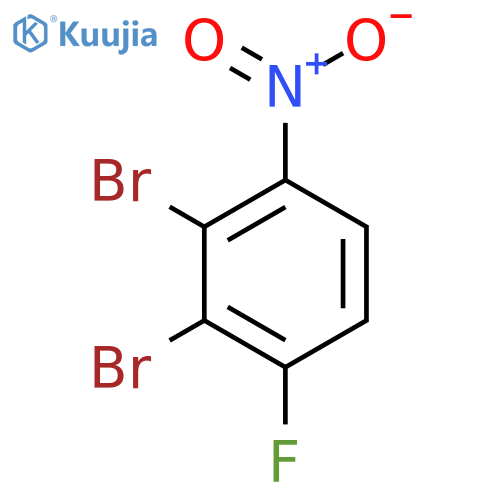 1,2-Dibromo-3-fluoro-6-nitrobenzene structure