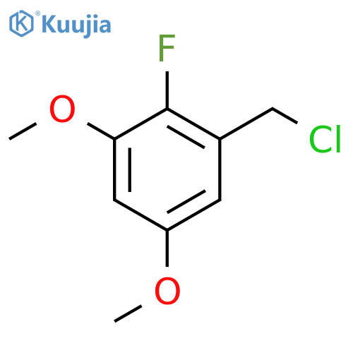 3,5-Dimethoxy-2-fluorobenzyl chloride structure
