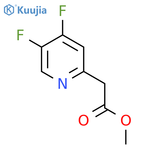 Methyl 4,5-difluoropyridine-2-acetate structure