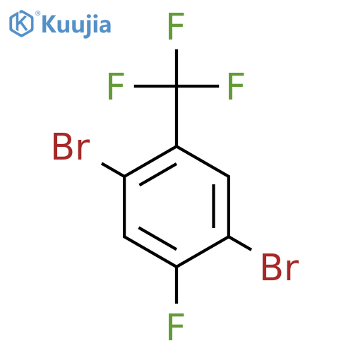 2,5-Dibromo-4-fluorobenzotrifluoride structure