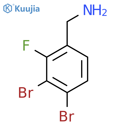 3,4-Dibromo-2-fluorobenzylamine structure