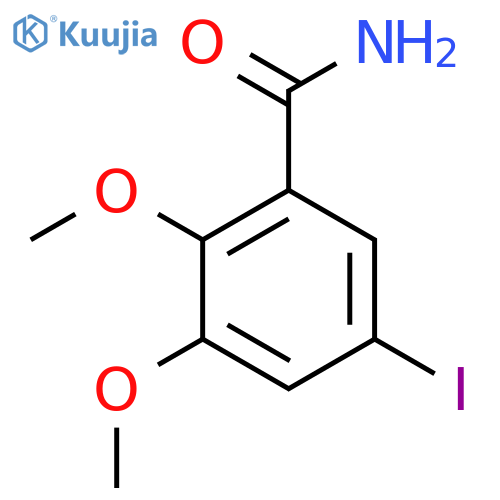 5-Iodo-2,3-dimethoxybenzamide structure