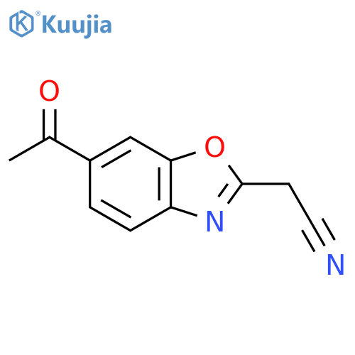 6-Acetylbenzo[d]oxazole-2-acetonitrile structure