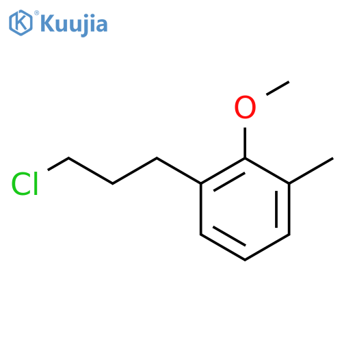 2-(3-Chloropropyl)-6-methylanisole structure