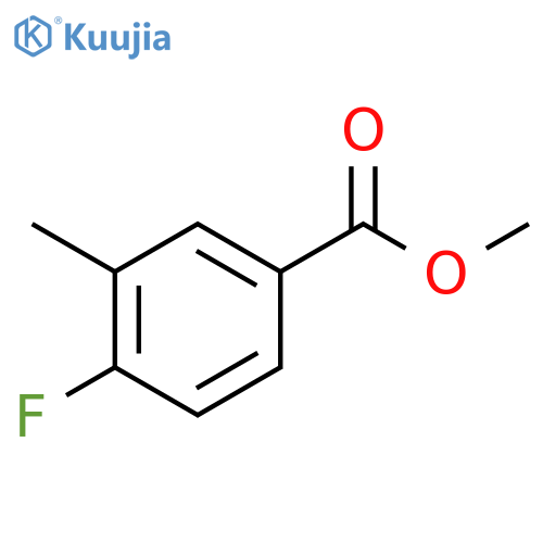 Methyl 4-fluoro-3-methylbenzoate structure