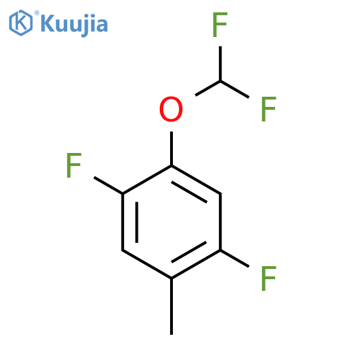 2,5-Difluoro-4-(difluoromethoxy)toluene structure