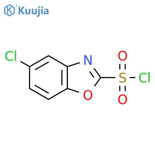 5-Chlorobenzo[d]oxazole-2-sulfonyl chloride structure