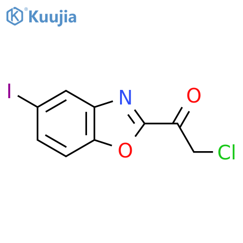 2-(2-Chloroacetyl)-5-iodobenzo[d]oxazole structure