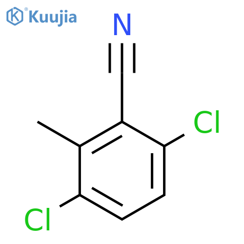 3,6-Dichloro-2-methylbenzonitrile structure