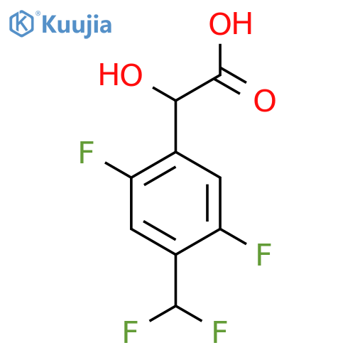 2,5-Difluoro-4-(difluoromethyl)mandelic acid structure