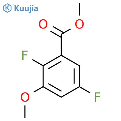 Methyl 2,5-difluoro-3-methoxybenzoate structure