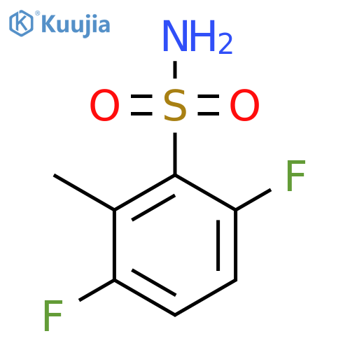 3,6-Difluoro-2-methylbenzenesulfonamide structure