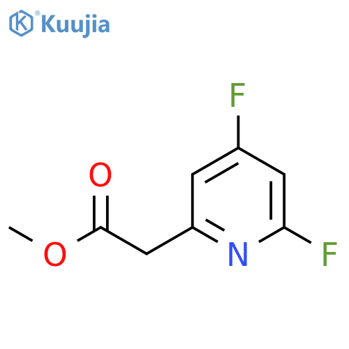 Methyl 2,4-difluoropyridine-6-acetate structure