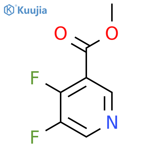 Methyl 4,5-difluoronicotinate structure