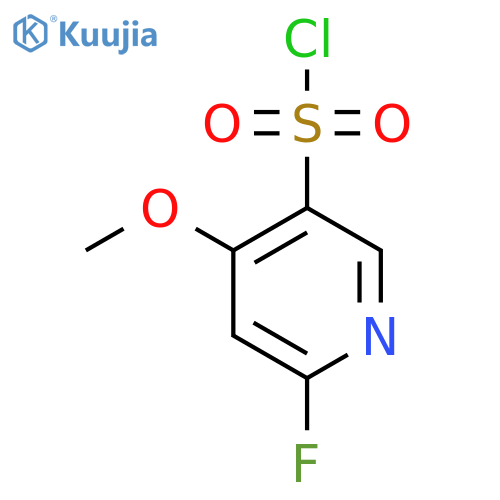 2-Fluoro-4-methoxypyridine-5-sulfonyl chloride structure