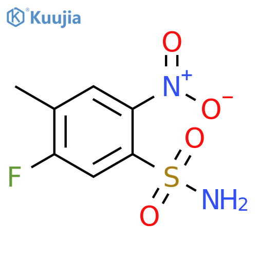 Benzenesulfonamide, 5-fluoro-4-methyl-2-nitro- structure