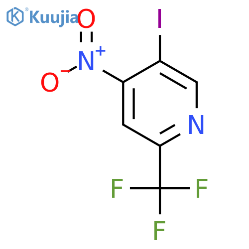 5-Iodo-4-nitro-2-(trifluoromethyl)pyridine structure