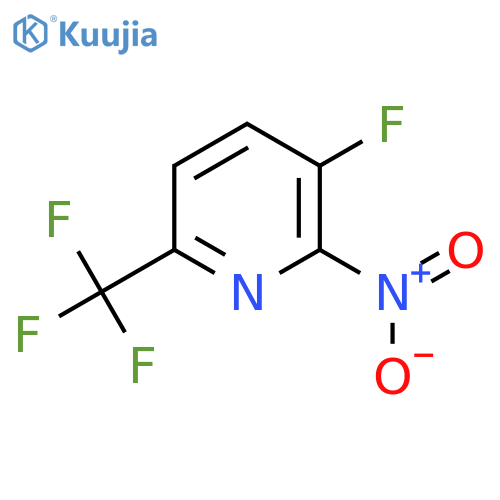 3-Fluoro-2-nitro-6-(trifluoromethyl)pyridine structure