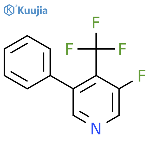 3-Fluoro-5-phenyl-4-(trifluoromethyl)pyridine structure