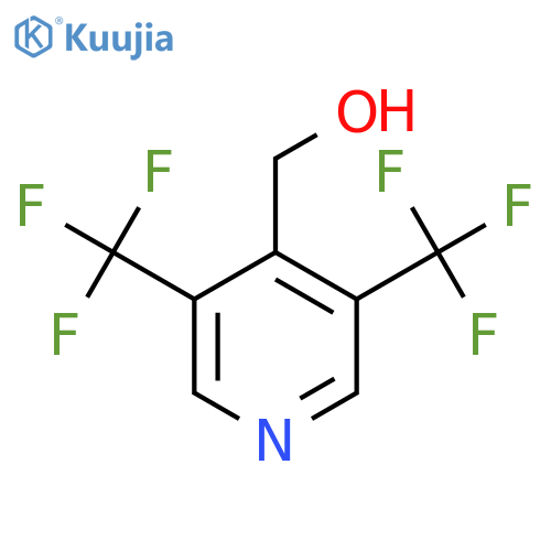 3,5-Bis(trifluoromethyl)-4-(hydroxymethyl)pyridine structure