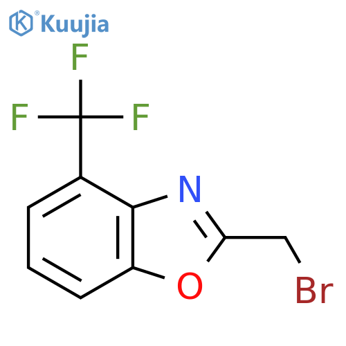 2-(Bromomethyl)-4-(trifluoromethyl)benzo[d]oxazole structure