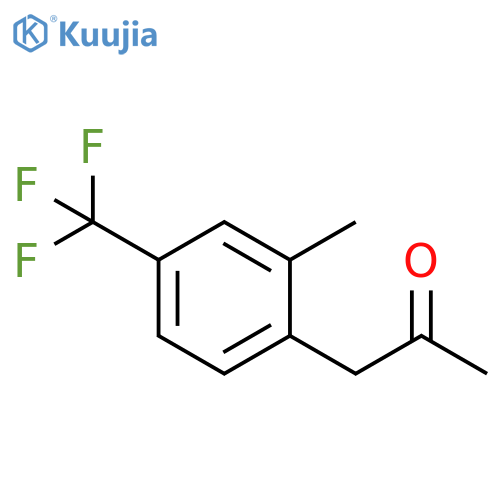3-Methyl-4-(2-oxopropyl)benzotrifluoride structure