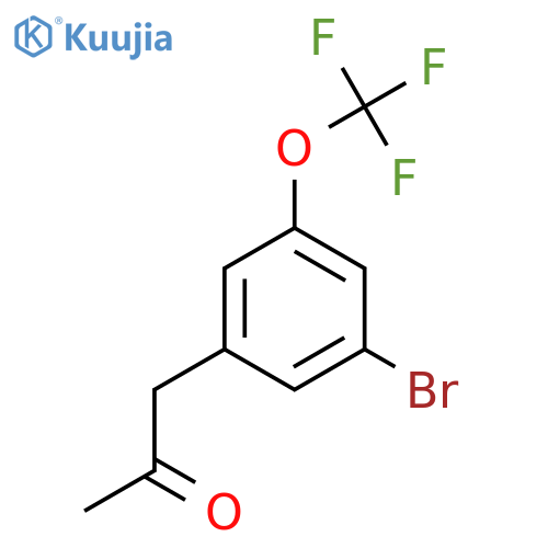 1-(3-Bromo-5-(trifluoromethoxy)phenyl)propan-2-one structure