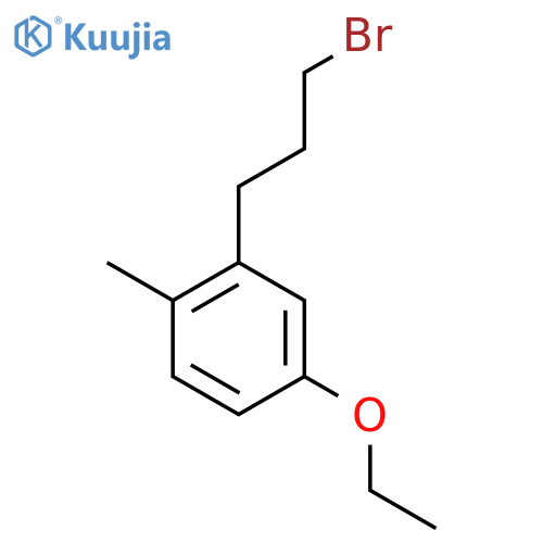 2-(3-Bromopropyl)-4-ethoxytoluene structure