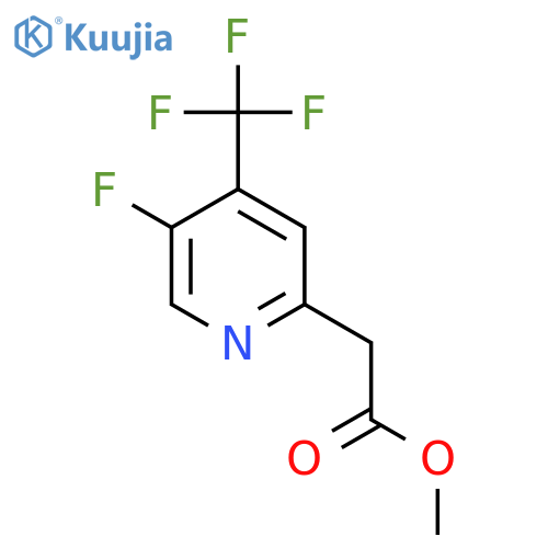 Methyl 5-fluoro-4-(trifluoromethyl)pyridine-2-acetate structure