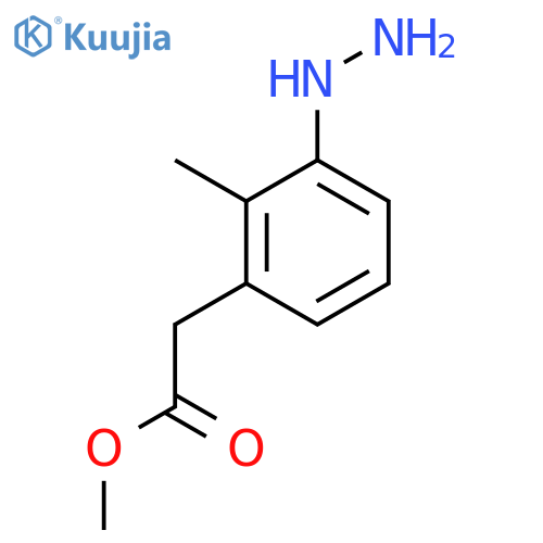 Methyl 3-hydrazinyl-2-methylphenylacetate structure
