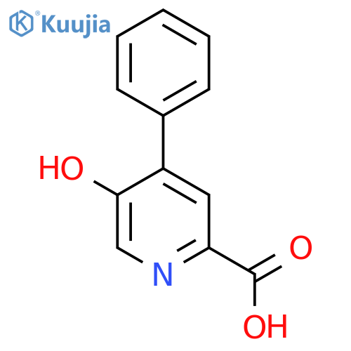 5-Hydroxy-4-phenylpicolinic acid structure