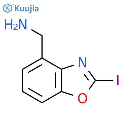 4-(Aminomethyl)-2-iodobenzo[d]oxazole structure