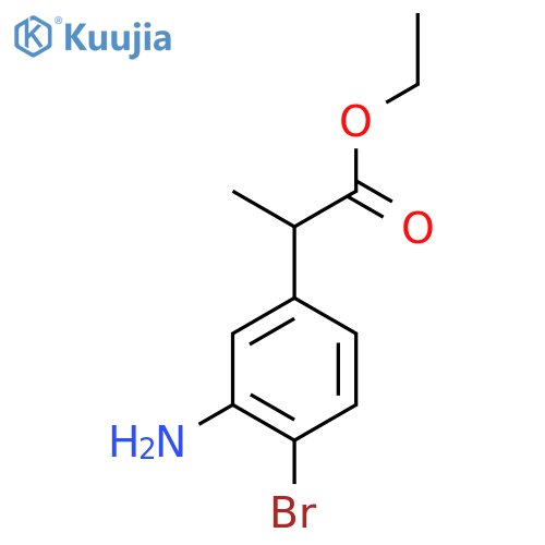 Ethyl 3-amino-4-bromophenylpropanoate structure