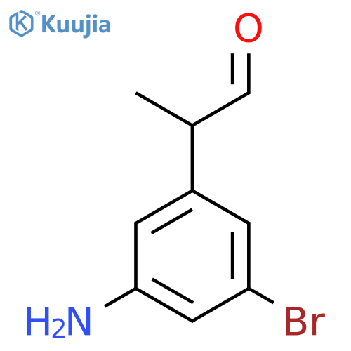 3-Amino-5-bromophenylpropanal structure