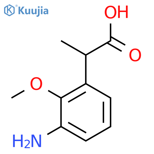 3-Amino-2-methoxyphenylpropanoic acid structure