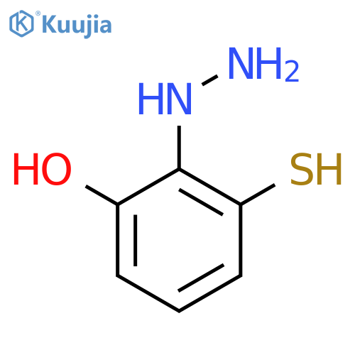 2-Hydroxy-6-mercaptophenylhydrazine structure