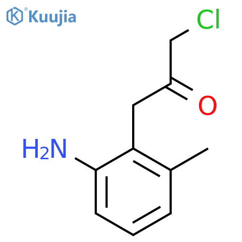 1-(2-Amino-6-methylphenyl)-3-chloropropan-2-one structure