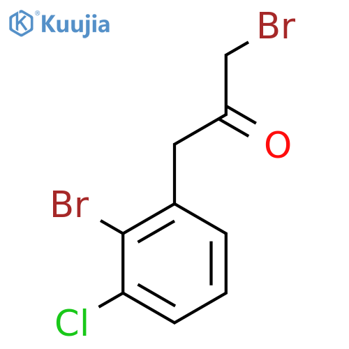 1-Bromo-3-(2-bromo-3-chlorophenyl)propan-2-one structure