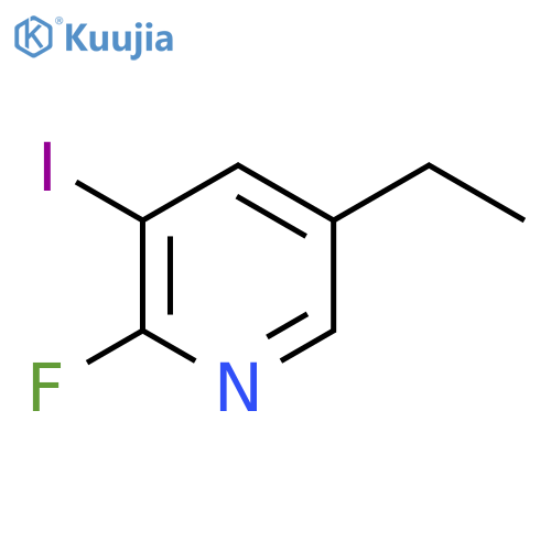 5-Ethyl-2-fluoro-3-iodopyridine structure