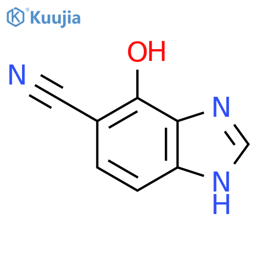 6-Cyano-7-hydroxy-1H-benzimidazole structure