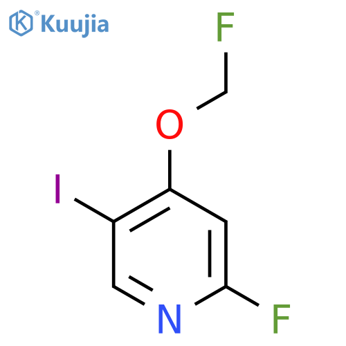 2-Fluoro-4-fluoromethoxy-5-iodopyridine structure