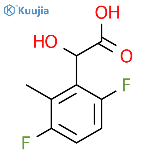 3,6-Difluoro-2-methylmandelic acid structure