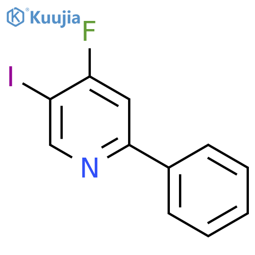 4-Fluoro-5-iodo-2-phenylpyridine structure
