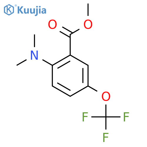 Methyl 2-dimethylamino-5-(trifluoromethoxy)benzoate structure