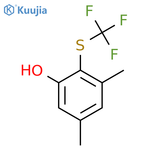 3,5-Dimethyl-2-(trifluoromethylthio)phenol structure