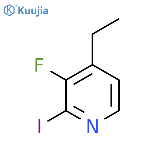 4-Ethyl-3-fluoro-2-iodopyridine structure