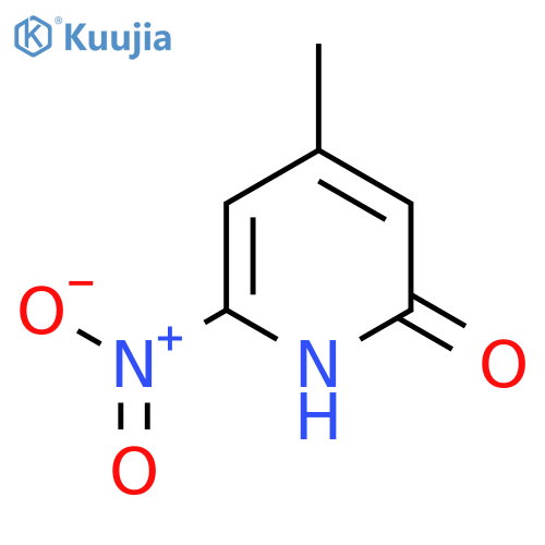 2-Hydroxy-4-methyl-6-nitropyridine structure